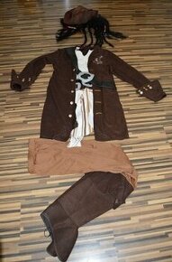 Kostým Jack Sparrow na karneval, maškarní