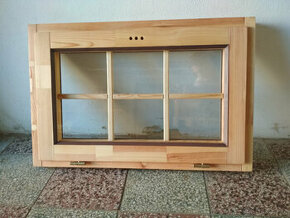 Dřevěná zdojená okna