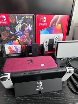 Nintendo Switch OLED super stav + možno hry