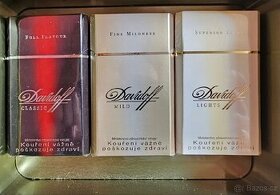 Sada cigaret Davidoff bez polepů