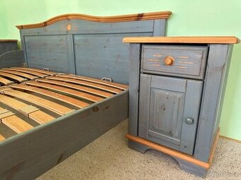 KRÁSNÁ EXKLUZIVNÍ LOŽNICE Z MASIVU, NORDKIEFER