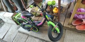 Dětské kolo 12" a postranními kolečky v krásném stavu