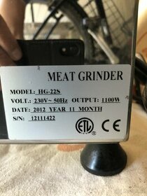 Meat Grinder pohon - 1
