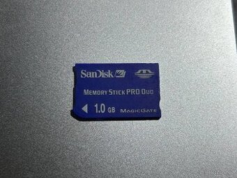 SanDisk Memory Stick PRO Duo 1GB – modrá - 1