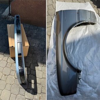 BMW E30 přední nárazník, blatník