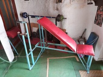 Ručně originální fitness lavička zdvihací foto - 1