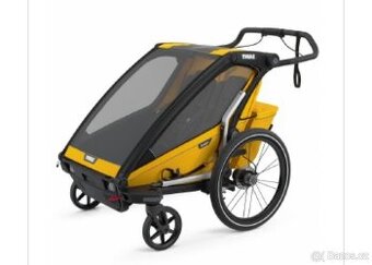 Thule Chariot Sport 1 Yellow – vč. výbavy na běžky