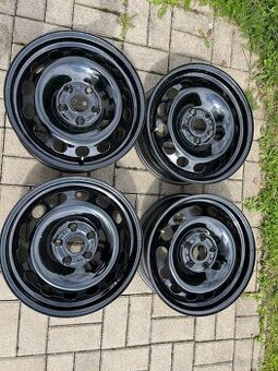 4x plechové disky 5x112 R16 - vw, audi, škoda, seat