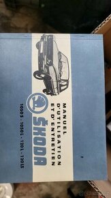 Manual Skoda 1050-120 francúzsky, Peugeot 203,403 atd - 1