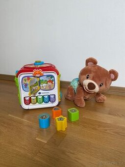 Set hraček Vtech Medvídek + Magická kostka