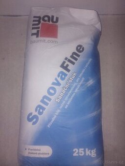 Prodám sanační omítku Baumit 8xjadro 1xstuk 1xprednastrik