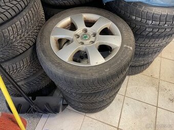 ŠKODA ALU disky + pneumatiky