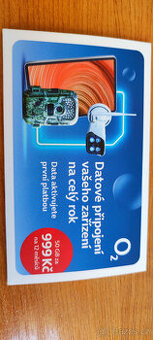 Datová O2 SIM karta na rok 50GB