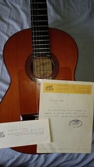 José Ramirez mistrovská kytara 1a 1986