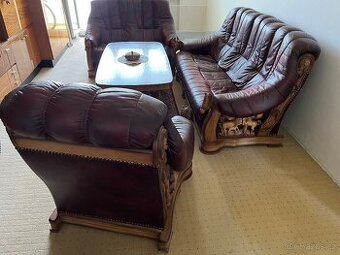 Prodám koženou sedací soupravu