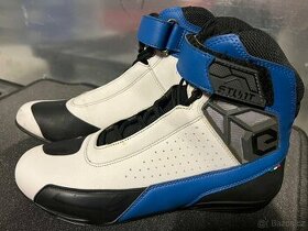 18. Moto boty ELEVEIT STUNT AIR bílo/modré 44
