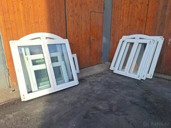 Plastová okna bílá, bílá různé rozměry, perfektní stav