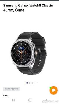 Samsung Galaxy Watch8 Classic,46mm,černe