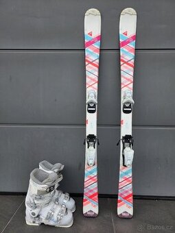 Dívčí lyže WED'ZE, 130 cm, 140 cm + lyžáky DALBELLO