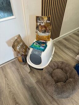 WC pro kočky a přepravka