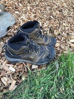 Dětské turistické boty, nepromokavé, značka KEEN velikost 37