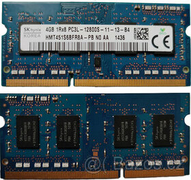 8GB DDR3 PC-12800 DIMM - 2kusy po 4GB
