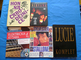 knihy Lucie, Nirvana, retro zivotopis Stallone