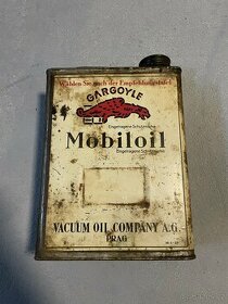 Mobiloil plechovka od oleje