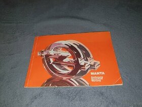 Uživatelská příručka Opel Manta B