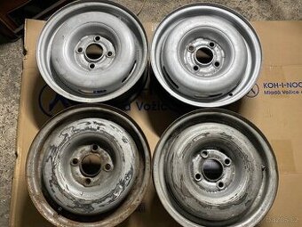Prodám originální plechové disky 5Jx13H2 4x100 R13 ET 38 pro