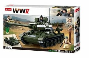 " le go" Sluban 2 v 1 WWII tank T 34/ 85