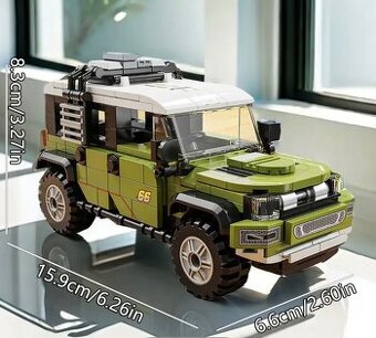 Stavebnice typu LEGO Terénní expediční vůz – připraven na do