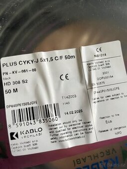 Cyky 5x1.5 mm 50 m kabel - 1
