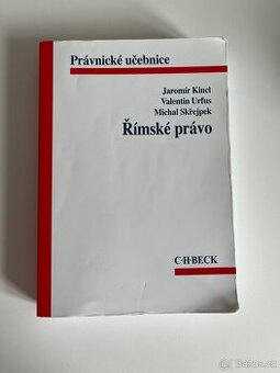 Římské právo - právnická učebnice - 1