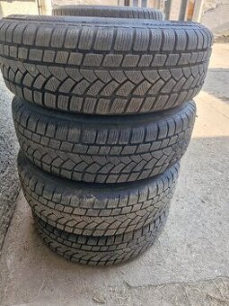 Plechové disky 5x100 R15 s krásným zimním obutím