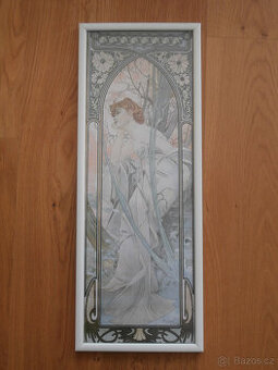 ALFONS MUCHA obraz, plakát VEČER