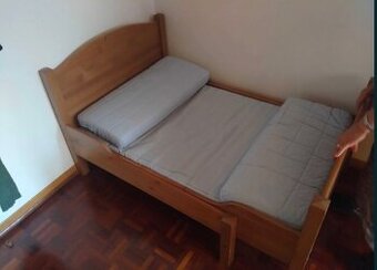 Rostoucí postel Ikea antik Ateles až na dospělou