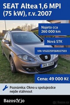 Seat Altea 1.6 MPI