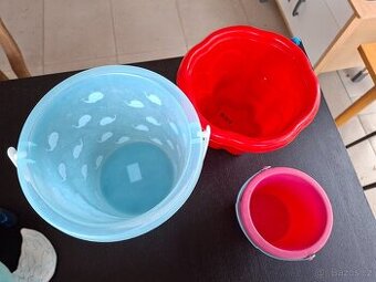 Set tří kyblíčků