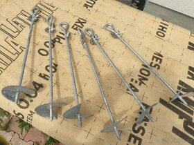 Zemní kotva - zavrtávací, 6ks