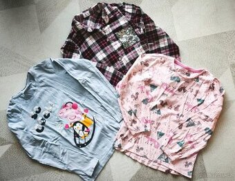 Dívčí trička a košile, vel. 134/140