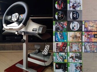 Volant a hry xbox 360