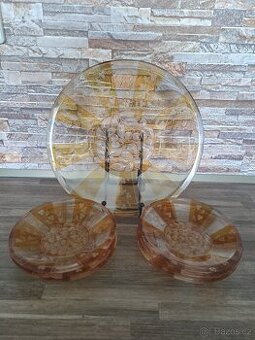 Dezertní broušená sada