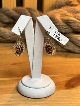 Zlaté náušnice 3,74g