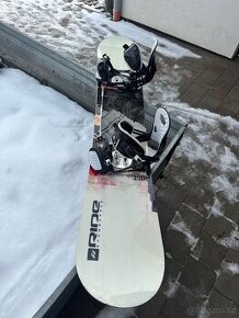 Snowboard + vázání Ride vel 158