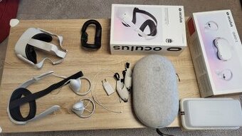 Meta Quest 2 (256GB) + Elite Baterry Strap + Pouzdro