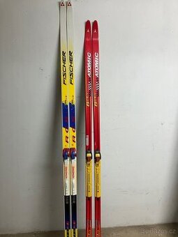 Prodám běžky Fischer 190cm a Atomic 178