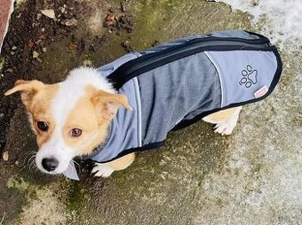 obleček - Vesta pro psa Esmé Tulák Lux  šedá-šedá 36 cm