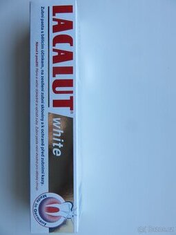 Nová zubní pasta Lacalut white, velmi levně