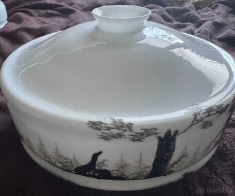 starožitné secesní stínidlo na stahovačku